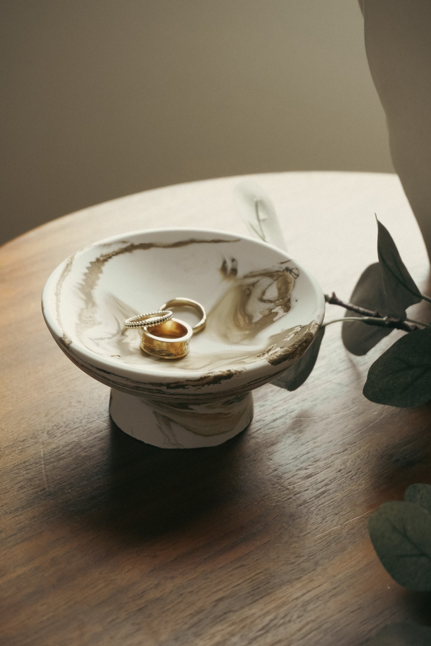 Alto Elevated Dish | Marble