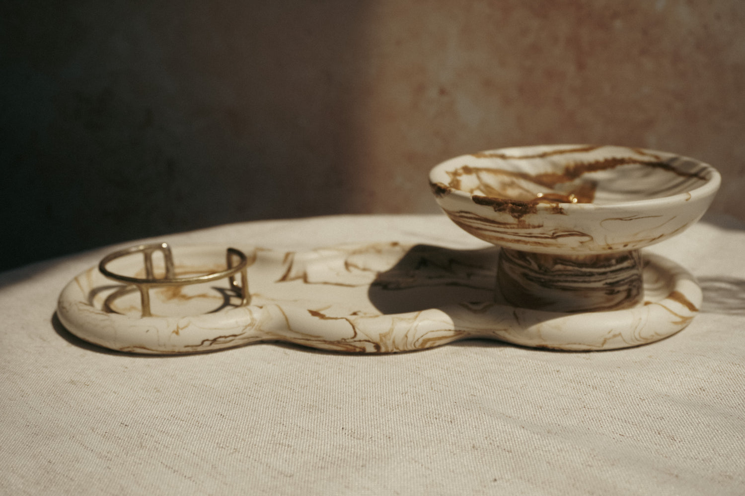 Aria Tray | Marble
