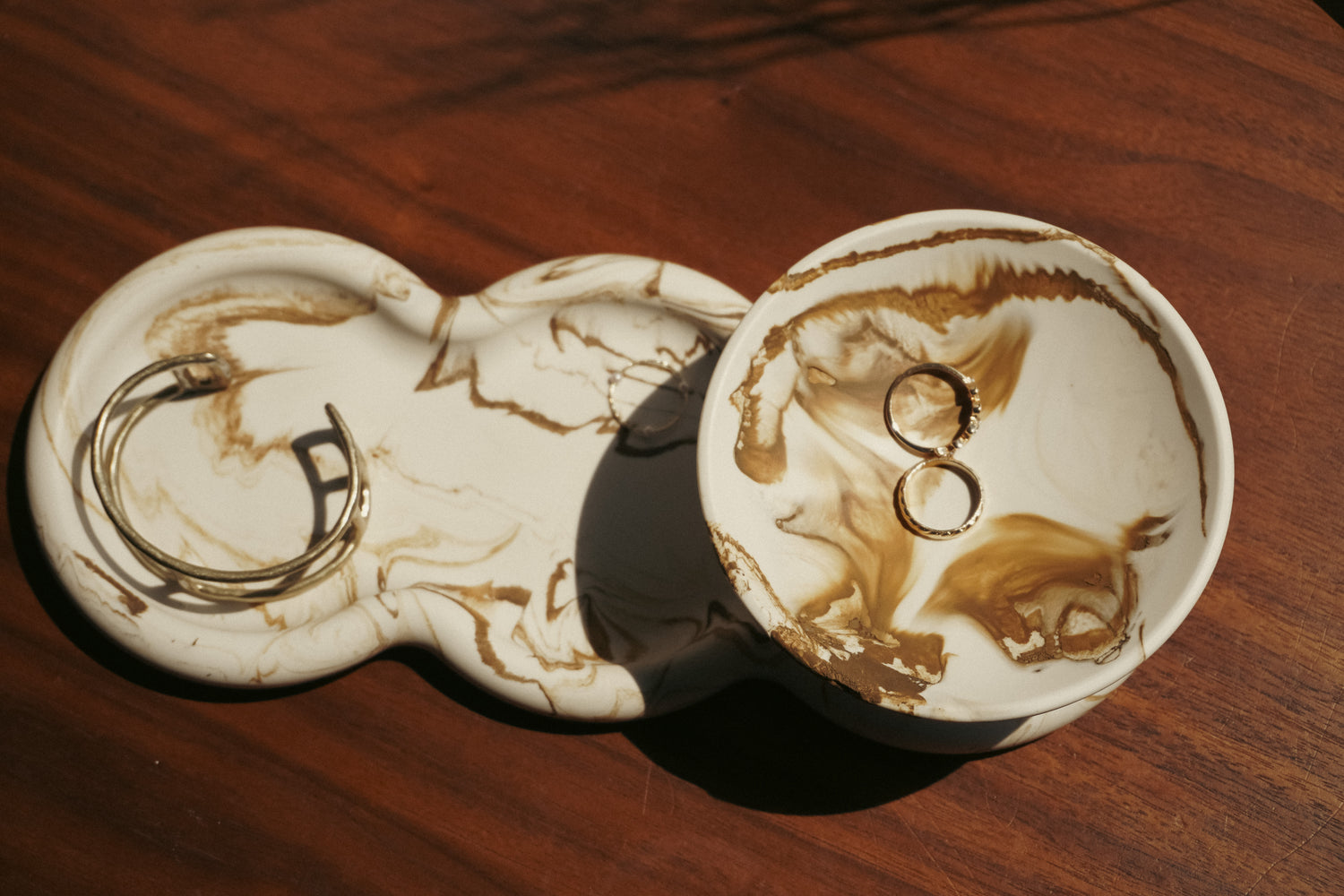 Alto Elevated Dish | Marble
