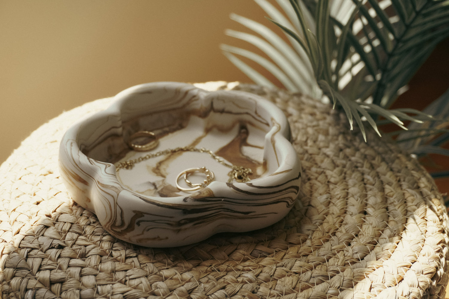 Flower Bowl - Marble