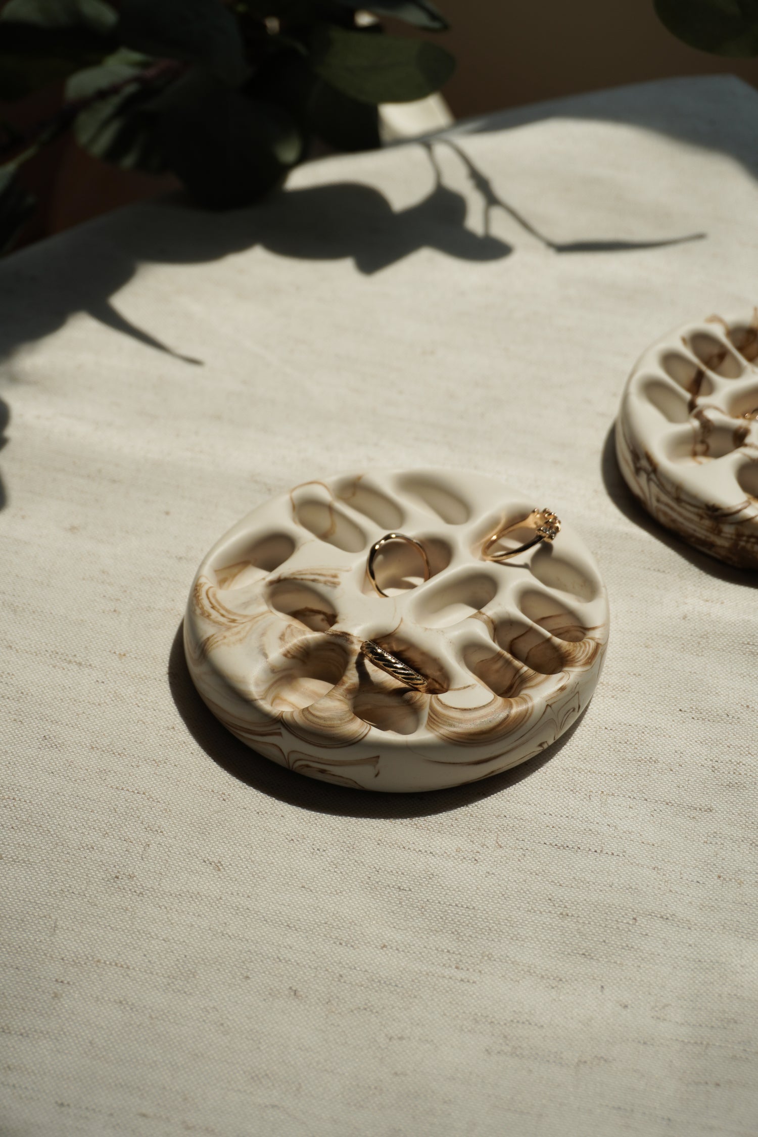 Kora Ring Dish | Marble