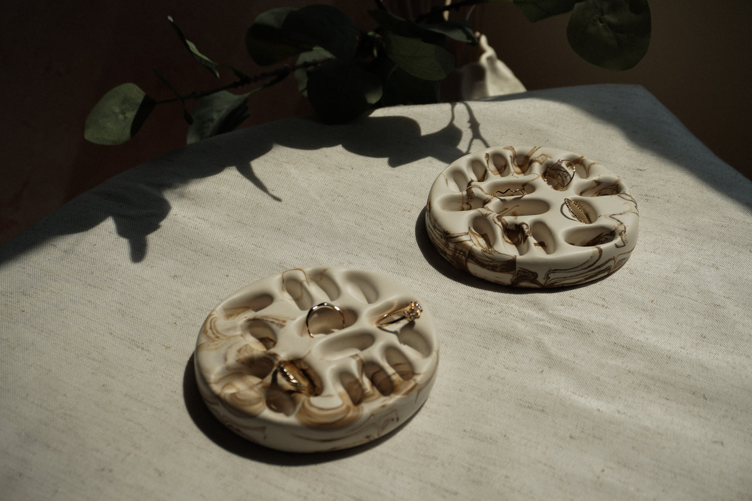 Kora Ring Dish | Marble