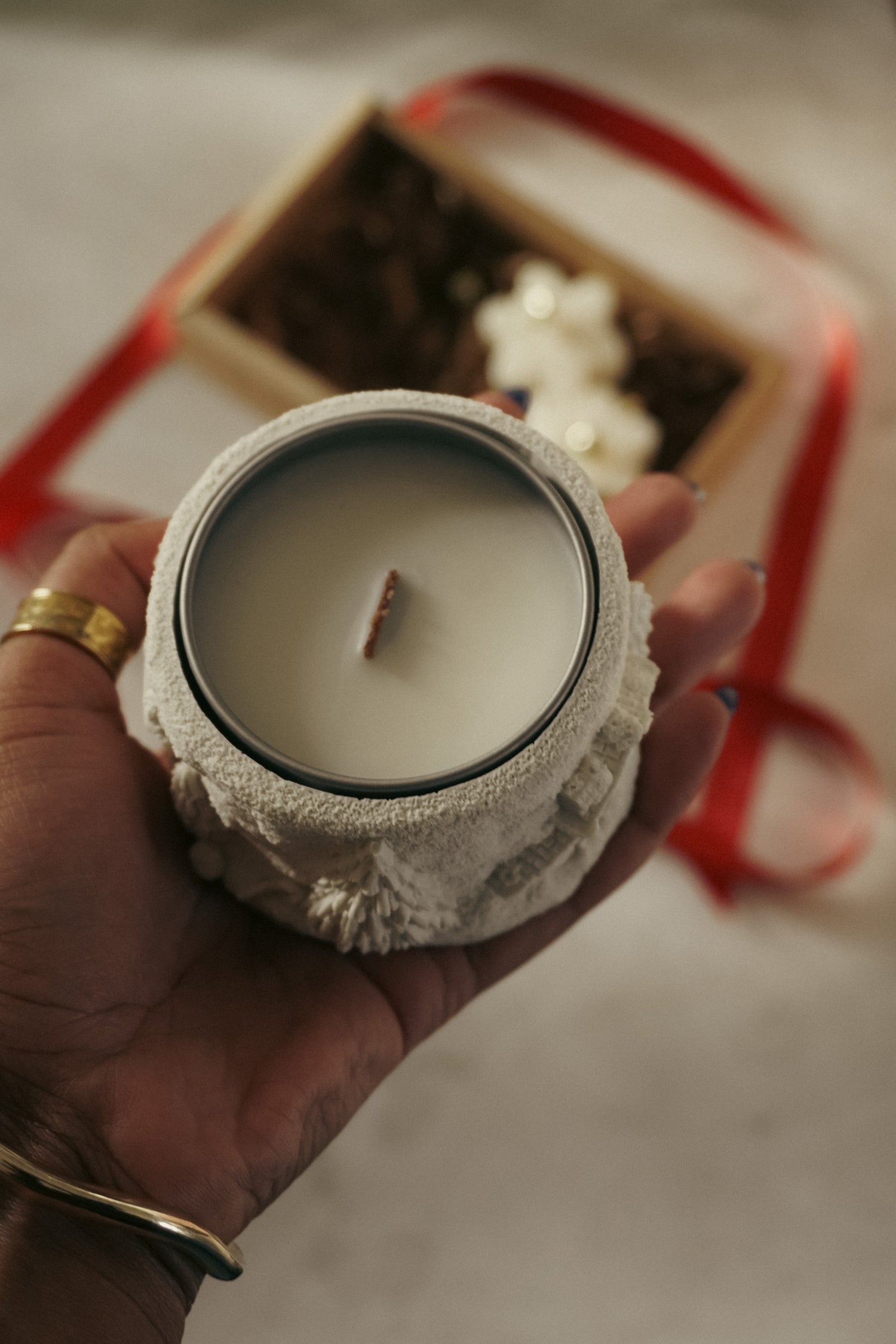 SnowTown Candle