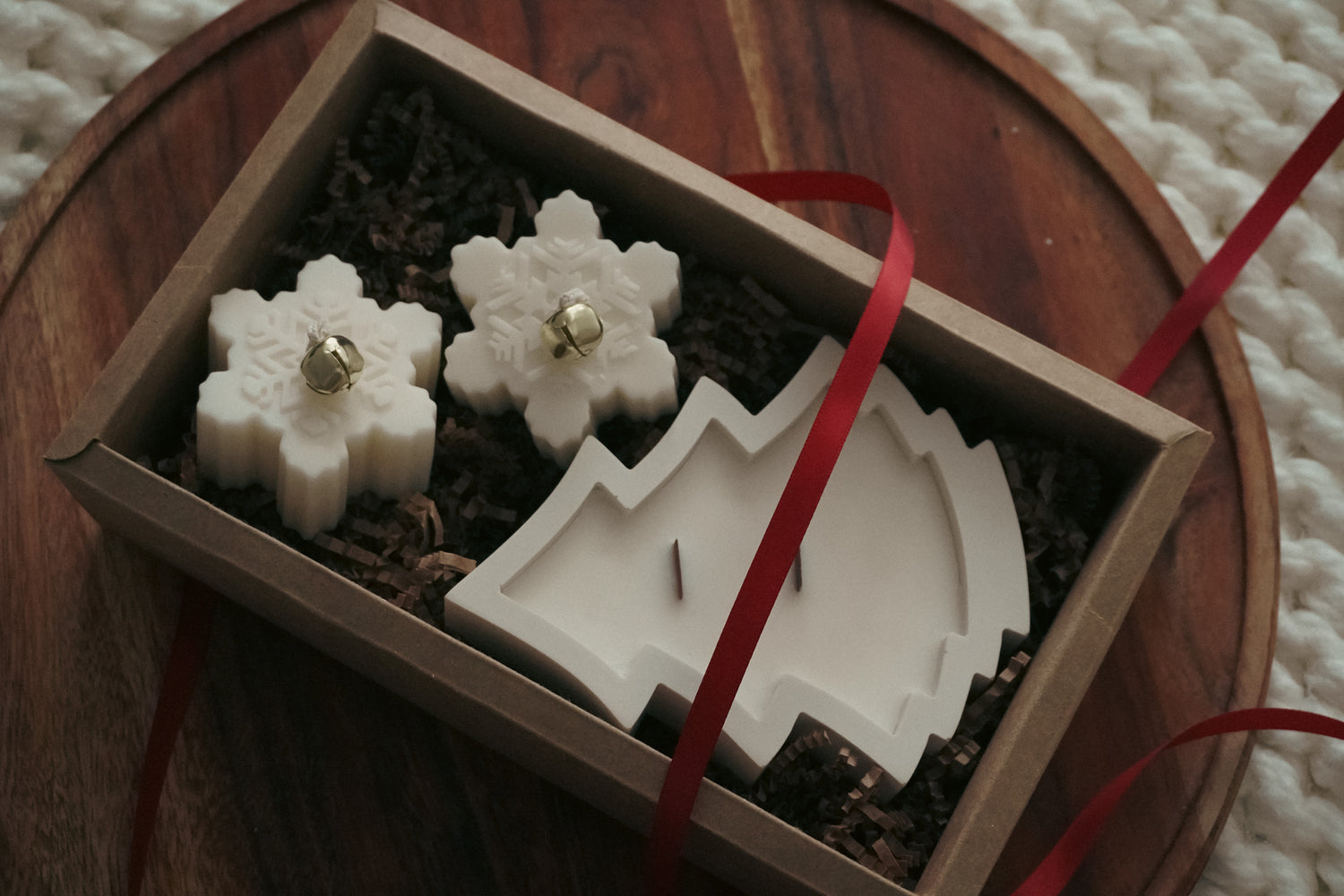 Winter Tree Candle Gift Box Set